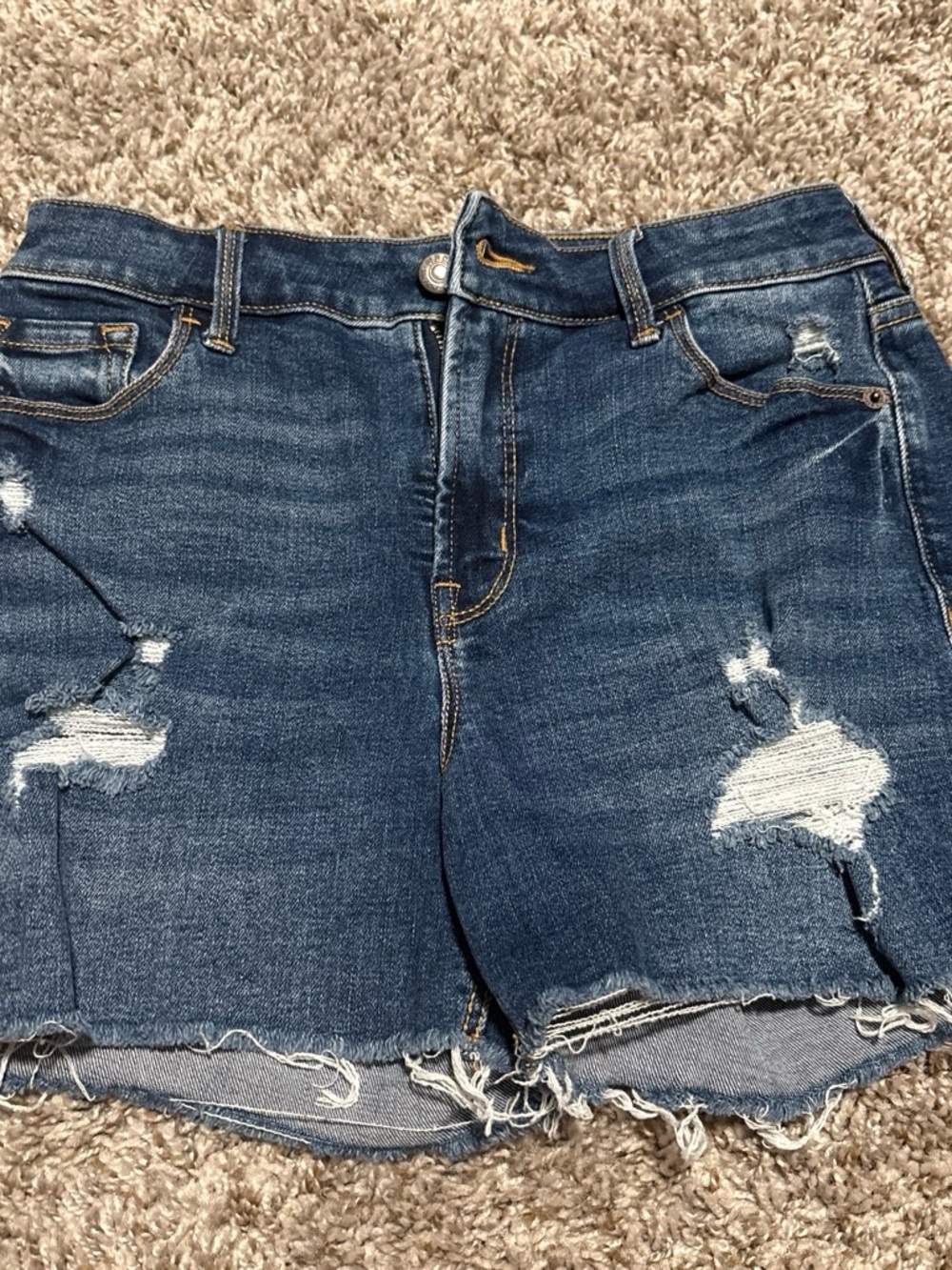 Old Navy Distressed Blue Jean Shorts